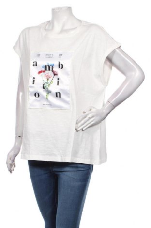 Γυναικεία μπλούζα S.Oliver, Μέγεθος XL, Χρώμα Εκρού, Βαμβάκι, Τιμή 24,74 €