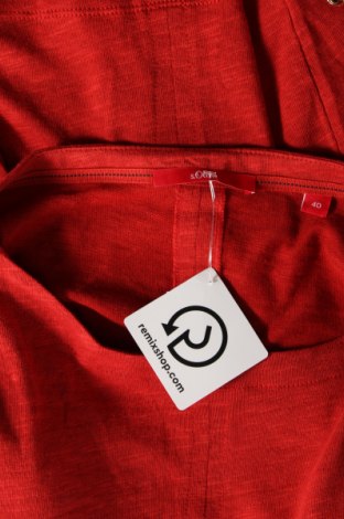 Γυναικεία μπλούζα S.Oliver, Μέγεθος L, Χρώμα Κόκκινο, 54% βαμβάκι, 23% πολυεστέρας, 23% βισκόζη, Τιμή 16,33 €