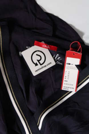 Γυναικεία μπλούζα S.Oliver, Μέγεθος L, Χρώμα Μπλέ, Βισκόζη, Τιμή 49,48 €