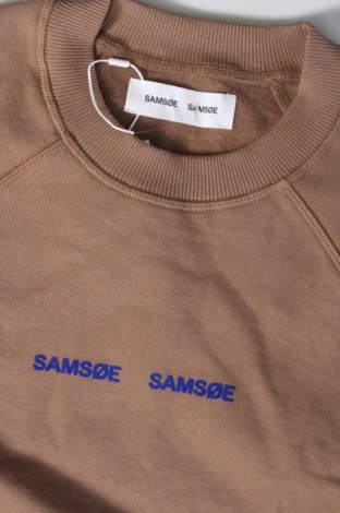 Γυναικεία μπλούζα Samsoe & Samsoe, Μέγεθος XS, Χρώμα Καφέ, 60% βαμβάκι, 40% πολυεστέρας, Τιμή 32,78 €