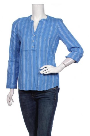 Γυναικεία μπλούζα Tom Tailor, Μέγεθος XS, Χρώμα Μπλέ, 64% βαμβάκι, 28% βισκόζη, 8% πολυεστέρας, Τιμή 14,23 €