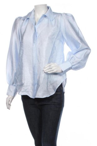 Γυναικείο πουκάμισο Second Female, Μέγεθος S, Χρώμα Μπλέ, Τιμή 22,95 €