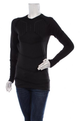 Γυναικεία αθλητική μπλούζα Kipsta, Μέγεθος L, Χρώμα Μαύρο, 67% πολυεστέρας, 30% πολυαμίδη, 3% ελαστάνη, Τιμή 8,66 €