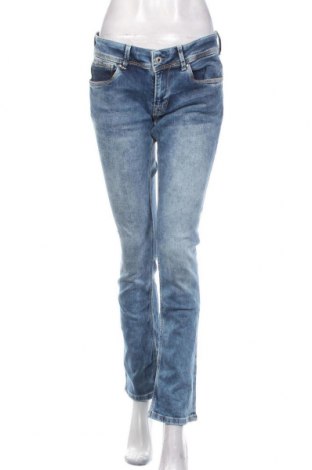 Blugi de femei Pepe Jeans, Mărime L, Culoare Albastru, 98% bumbac, 2% elastan, Preț 177,90 Lei
