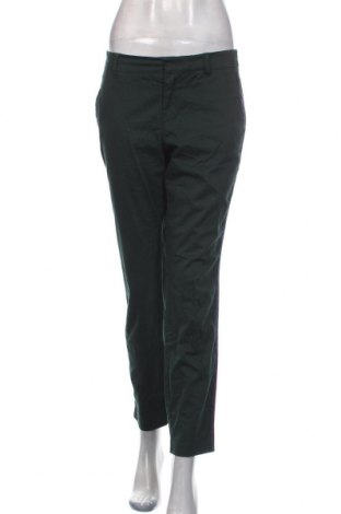 Дамски панталон S.Oliver, Размер L, Цвят Зелен, 75% памук, 22% вискоза, 3% еластан, Цена 39,60 лв.