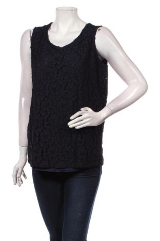 Γυναικείο αμάνικο μπλουζάκι Ms Mode, Μέγεθος XL, Χρώμα Μπλέ, 61% πολυαμίδη, 31% βισκόζη, 8% βαμβάκι, Τιμή 11,75 €