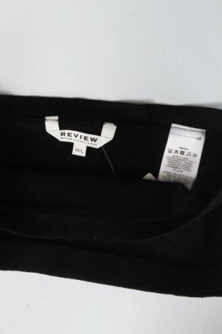 Γυναικείο αμάνικο μπλουζάκι Review, Μέγεθος M, Χρώμα Μαύρο, 94% πολυαμίδη, 6% ελαστάνη, Τιμή 9,28 €