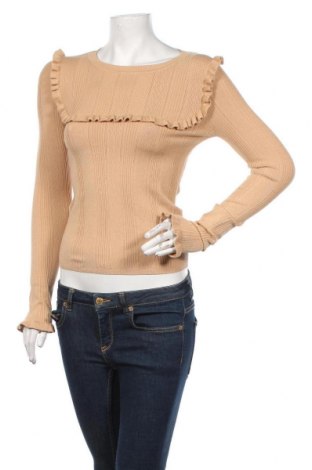 Дамски пуловер Miss Selfridge, Размер M, Цвят Бежов, Цена 67,50 лв.