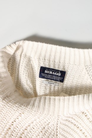 Дамски пуловер Sebago, Размер XL, Цвят Бял, Цена 6,79 лв.