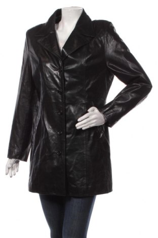 Дамско кожено яке Esprit, Размер L, Цвят Черен, Цена 57,20 лв.