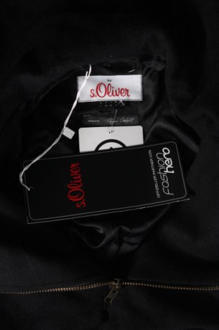 Γυναικείο παλτό Fashion hero by S.Oliver, Μέγεθος L, Χρώμα Μαύρο, Τιμή 236,60 €