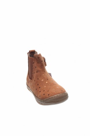 Детски обувки Friboo, Размер 27, Цвят Кафяв, Естествен велур, Цена 53,53 лв.