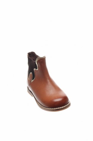 Детски обувки Friboo, Размер 23, Цвят Кафяв, Естествена кожа, естествен велур, Цена 53,53 лв.