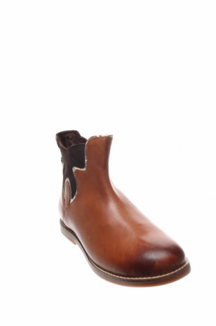 Детски обувки Friboo, Размер 35, Цвят Кафяв, Естествена кожа, естествен велур, Цена 53,53 лв.
