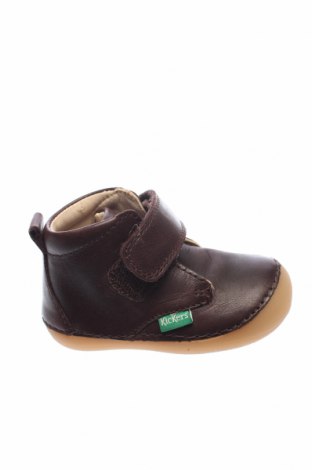 Детски обувки Kickers, Размер 19, Цвят Кафяв, Естествена кожа, Цена 68,37 лв.