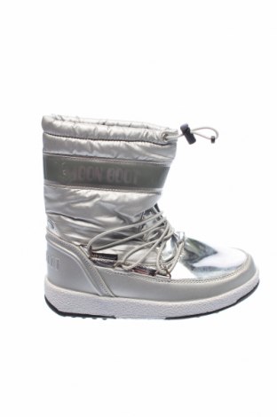 Детски обувки Moon Boot, Размер 34, Цвят Сребрист, Еко кожа, текстил, Цена 194,50 лв.