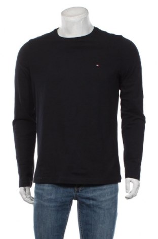 Мъжка блуза Tommy Hilfiger, Размер L, Цвят Син, 96% памук, 4% еластан, Цена 107,40 лв.