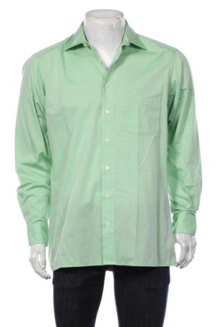 Ανδρικό πουκάμισο Olymp, Μέγεθος L, Χρώμα Πράσινο, Τιμή 5,24 €