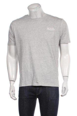 Мъжка тениска Von Dutch, Размер L, Цвят Сив, 95% памук, 5% вискоза, Цена 39,13 лв.