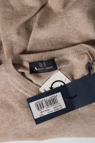 Ανδρικό πουλόβερ Aquascutum, Μέγεθος M, Χρώμα  Μπέζ, Τιμή 200,52 €
