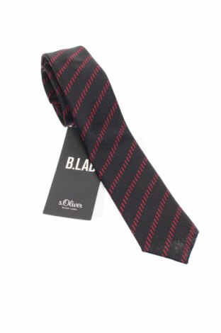 Вратовръзка S.Oliver Black Label, Цвят Черен, 60% полиестер, 40% коприна, Цена 47,52 лв.
