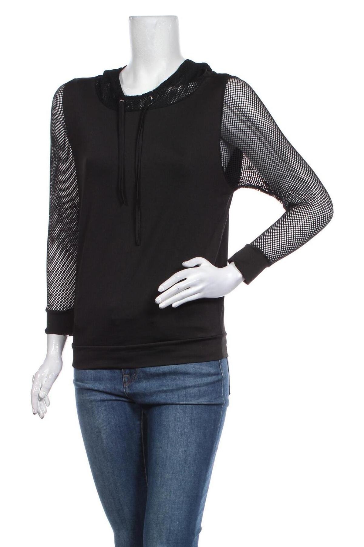 Γυναικεία μπλούζα Daisy Fuentes, Μέγεθος XS, Χρώμα Μαύρο, 86% πολυεστέρας, 14% ελαστάνη, Τιμή 8,66 €