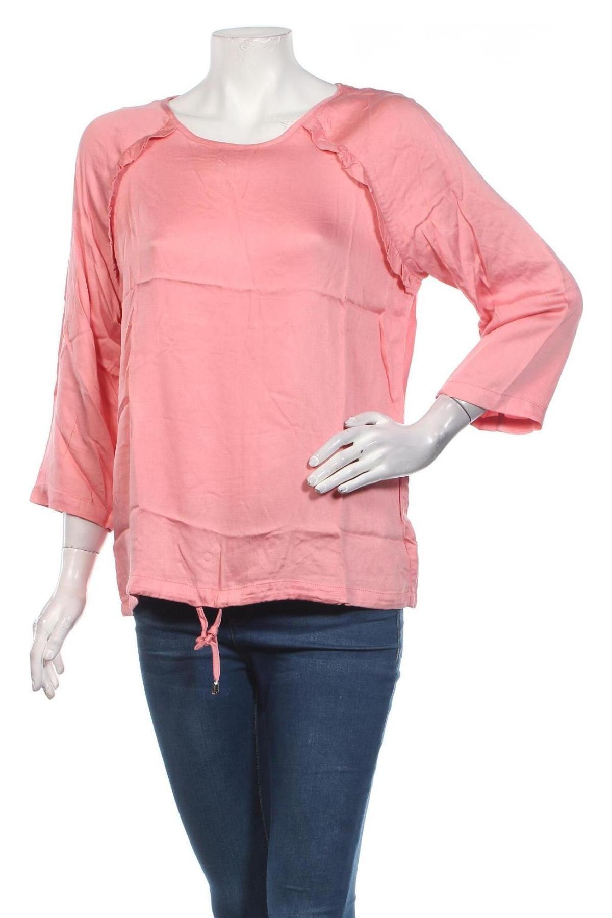Γυναικεία μπλούζα Kaffe, Μέγεθος M, Χρώμα Ρόζ , Βισκόζη, Τιμή 21,60 €