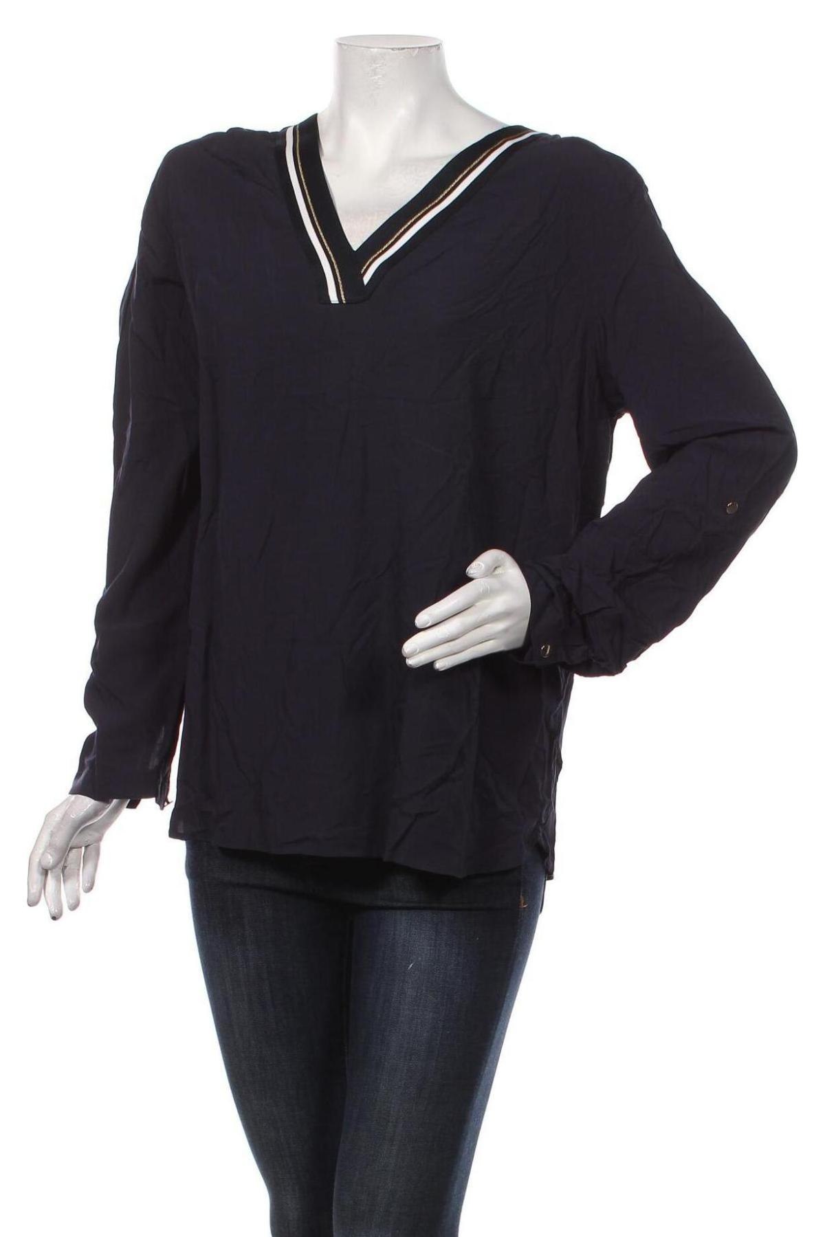 Γυναικεία μπλούζα S.Oliver, Μέγεθος L, Χρώμα Μπλέ, Βισκόζη, Τιμή 49,48 €