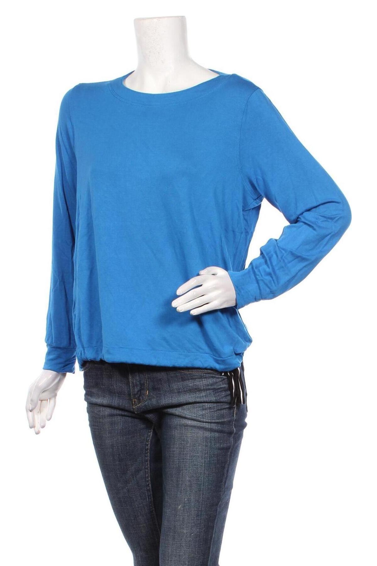 Γυναικεία μπλούζα S.Oliver, Μέγεθος M, Χρώμα Μπλέ, 95% βισκόζη, 5% ελαστάνη, Τιμή 16,33 €