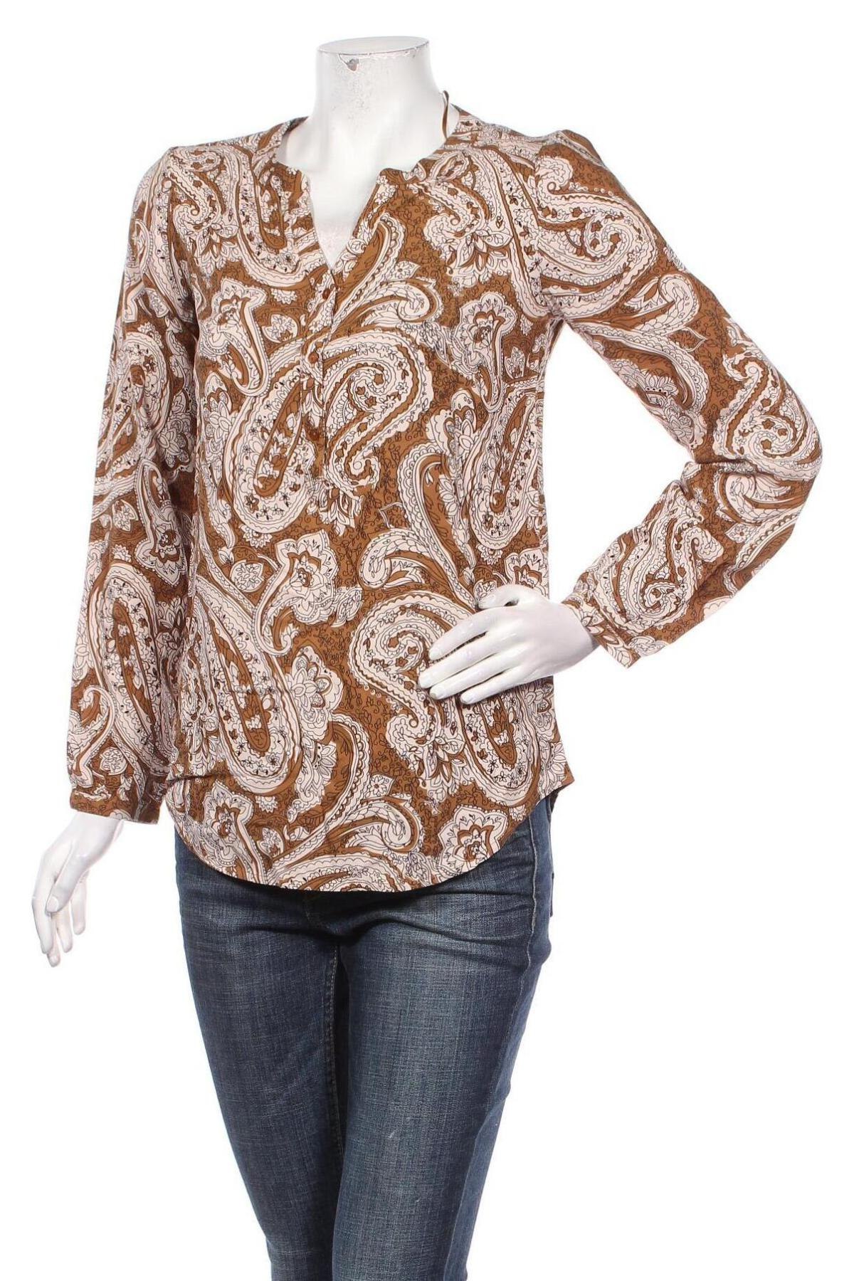 Γυναικεία μπλούζα Soya Concept, Μέγεθος XS, Χρώμα Καφέ, Βισκόζη, Τιμή 12,16 €