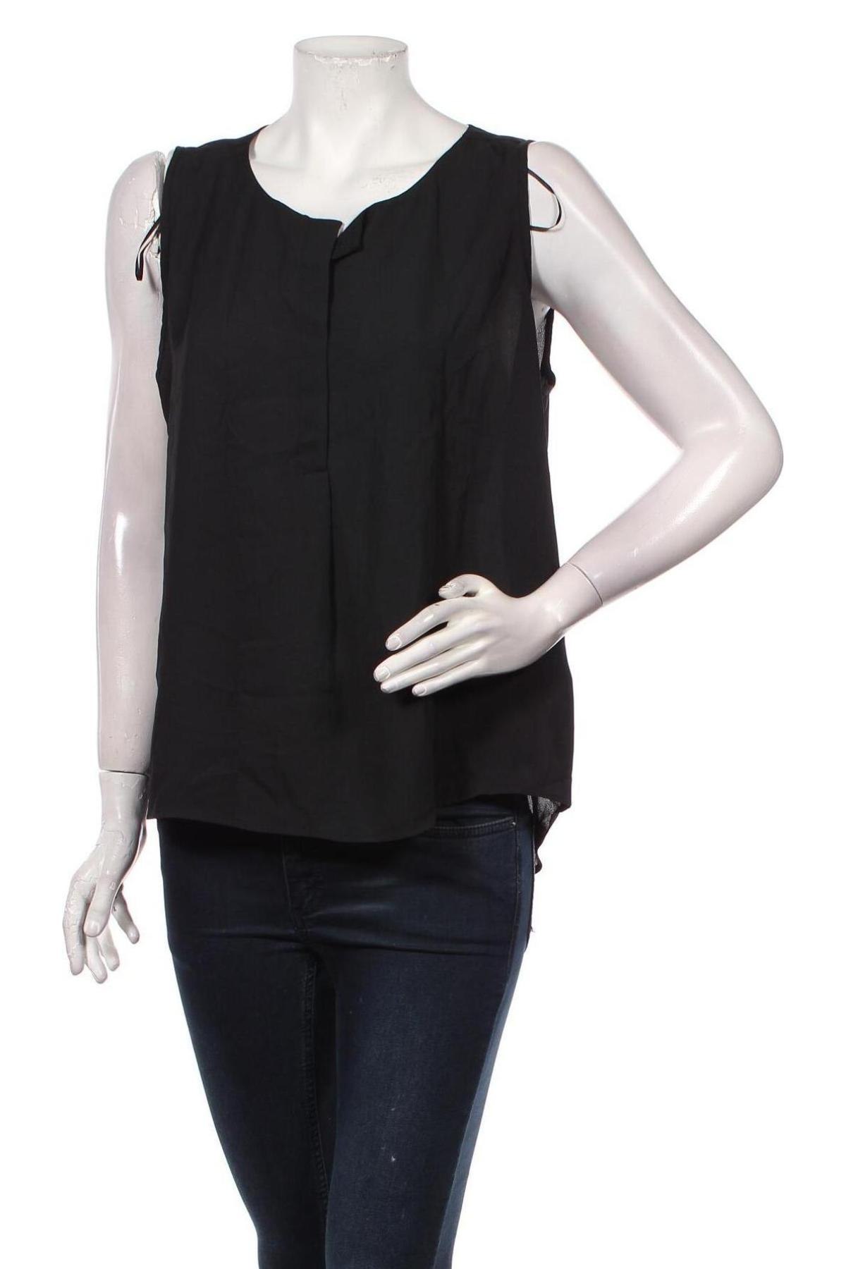 Γυναικείο αμάνικο μπλουζάκι Jbc, Μέγεθος L, Χρώμα Μαύρο, Πολυεστέρας, Τιμή 11,75 €