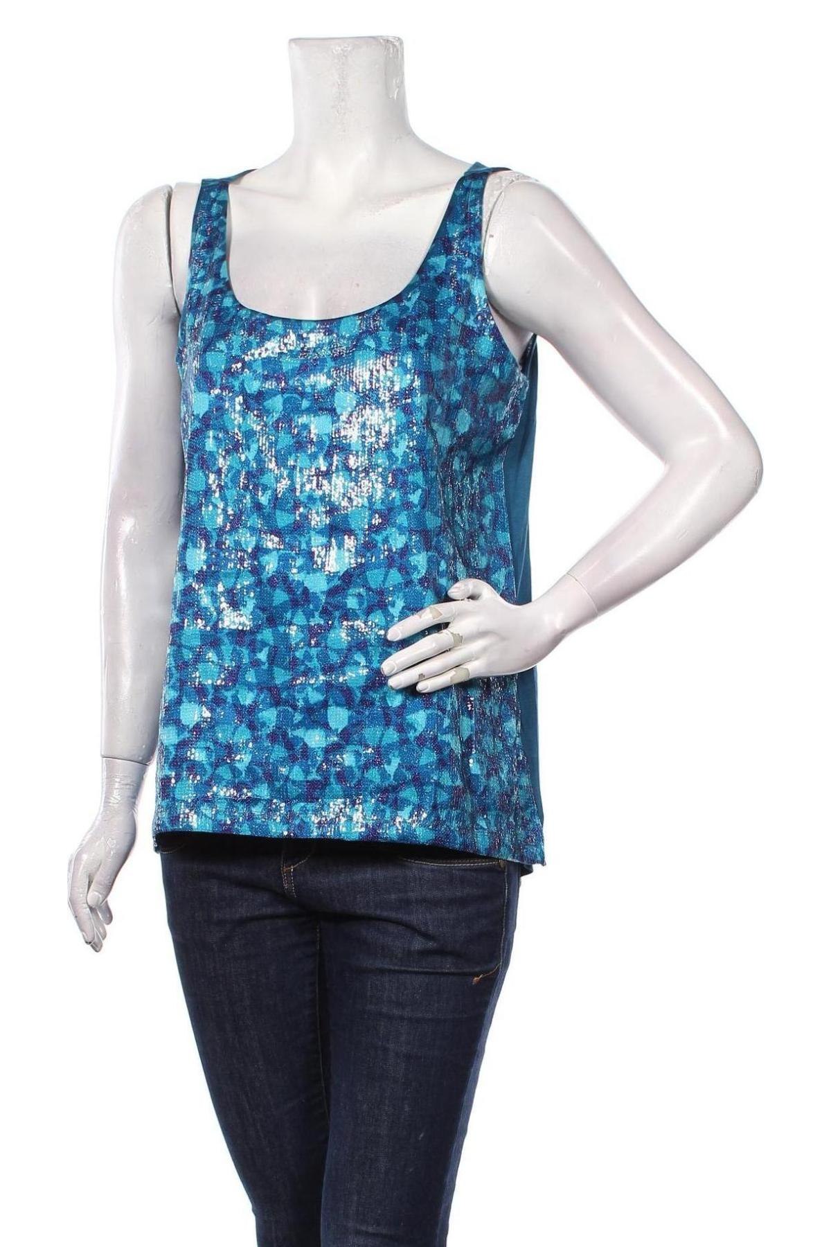 Γυναικείο αμάνικο μπλουζάκι Sora, Μέγεθος M, Χρώμα Μπλέ, Τιμή 11,75 €