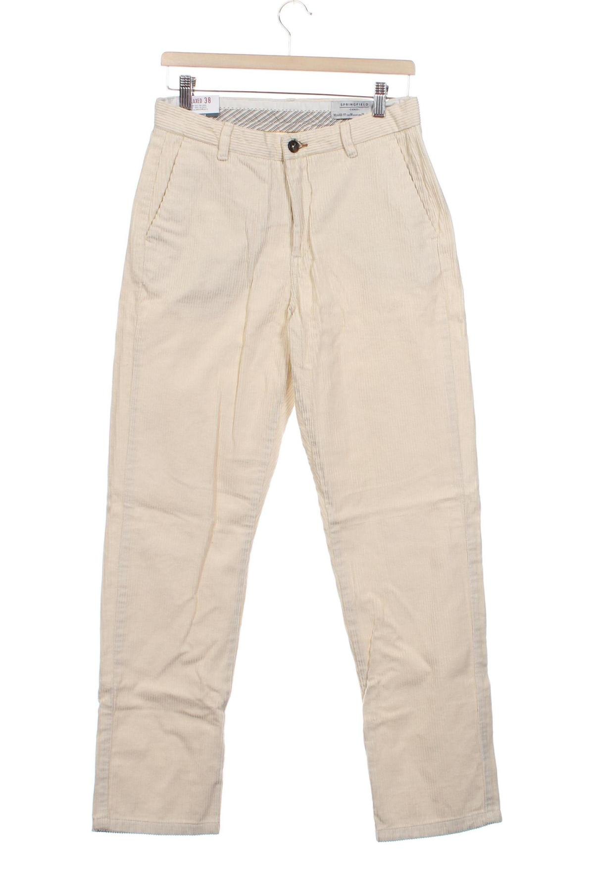 Мъжки джинси Springfield, Размер M, Цвят Бежов, Цена 79,00 лв.