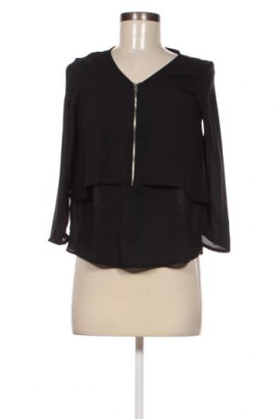 Дамска блуза Bershka, Размер XS, Цвят Черен, Цена 4,94 лв.