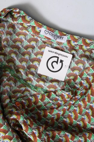 Дамска блуза Christy, Размер L, Цвят Многоцветен, Цена 4,80 лв.