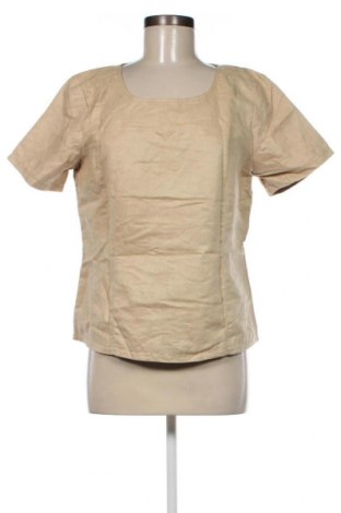 Дамска блуза Gina Tricot, Размер L, Цвят Бежов, Цена 6,00 лв.