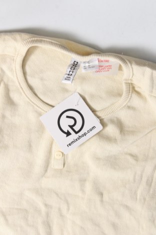 Γυναικεία μπλούζα H&M Divided, Μέγεθος L, Χρώμα  Μπέζ, Τιμή 2,82 €