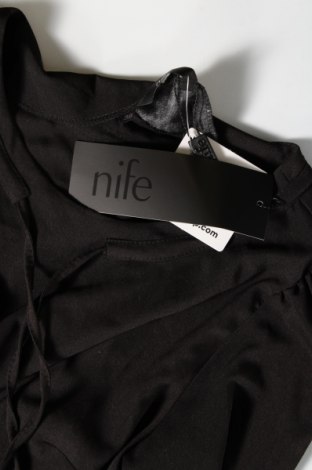 Дамска блуза Nife, Размер M, Цвят Черен, Цена 23,46 лв.