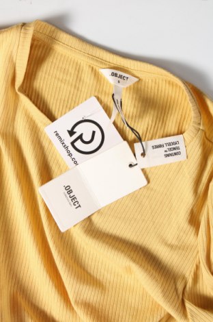 Дамска блуза Object, Размер S, Цвят Жълт, Цена 20,15 лв.