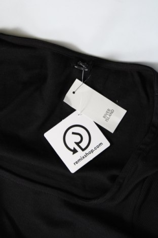 Damen Shirt River Island, Größe M, Farbe Schwarz, Preis 8,54 €