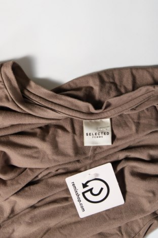 Γυναικεία μπλούζα Selected Femme, Μέγεθος M, Χρώμα Γκρί, Τιμή 4,75 €