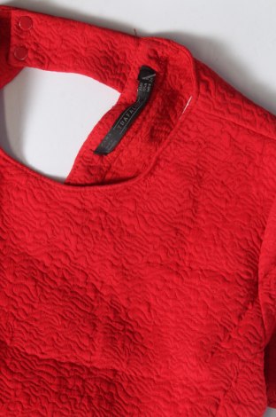 Дамска блуза Zara Trafaluc, Размер S, Цвят Червен, Цена 15,00 лв.