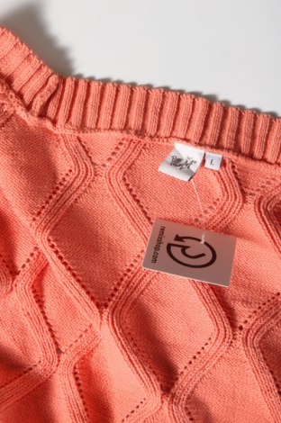 Damen Strickjacke, Größe L, Farbe Orange, Preis 7,06 €