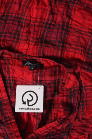 Γυναικείο πουκάμισο Ann Christine, Μέγεθος XS, Χρώμα Κόκκινο, Τιμή 2,32 €