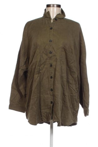 Γυναικείο πουκάμισο Primark, Μέγεθος L, Χρώμα Πράσινο, Τιμή 3,56 €