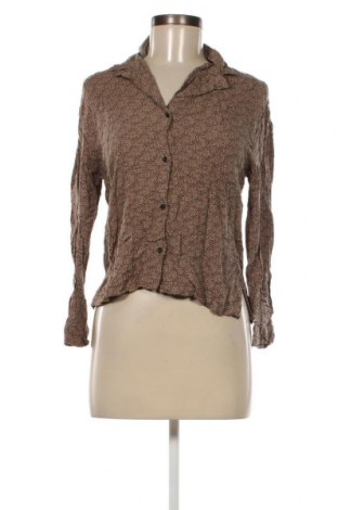 Γυναικείο πουκάμισο Pull&Bear, Μέγεθος S, Χρώμα Καφέ, Τιμή 2,16 €