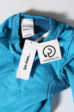 Γυναικεία αθλητική μπλούζα iets frans..., Μέγεθος L, Χρώμα Μπλέ, Τιμή 12,16 €