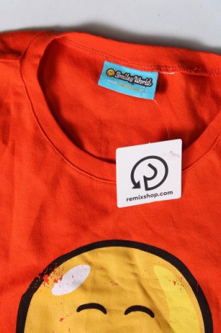 Γυναικείο t-shirt Smiley World, Μέγεθος L, Χρώμα Πορτοκαλί, Τιμή 13,61 €