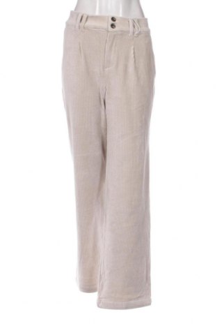 Γυναικείο κοτλέ παντελόνι Angels, Μέγεθος XL, Χρώμα  Μπέζ, Τιμή 11,14 €