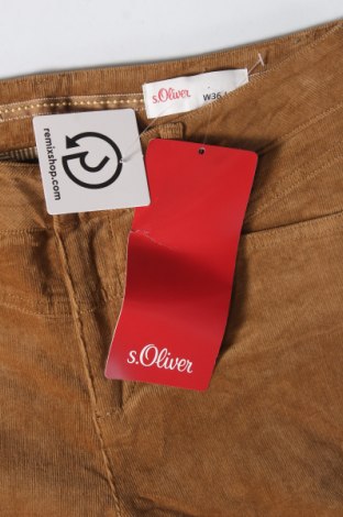 Pantaloni de velvet de femei S.Oliver, Mărime S, Culoare Maro, Preț 37,20 Lei